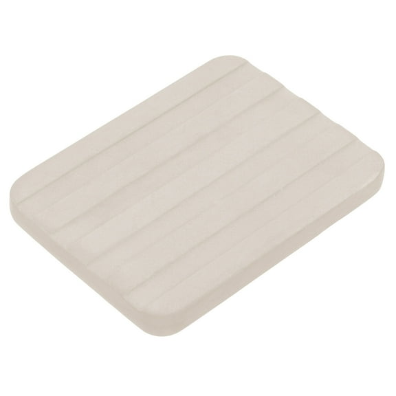 KALLORY Diatomite Soap Holder Grey Decorative Storage Rack for Bathroom