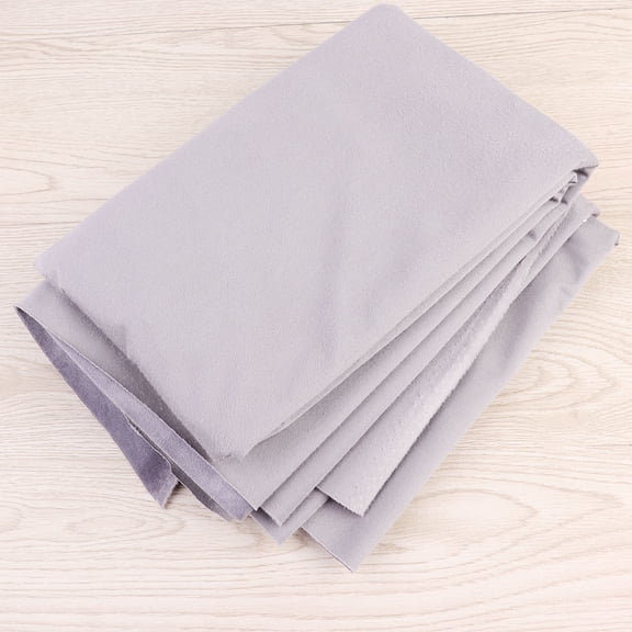 TEHAUX Soft Grey Flannelette Fabric for Sofa Upholstery, Crafting, Projects, and Home Decor Material