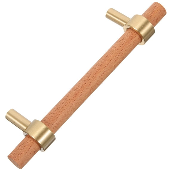 unbranded Door Knob Solid Wood Handle Solid Material Handle 14x3.3cm