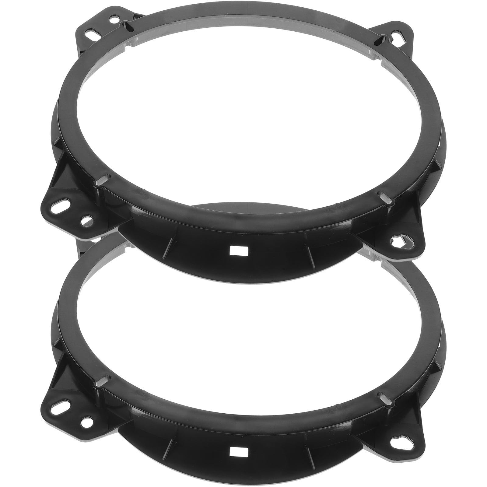 unbranded Door Speaker Adapter Car Accessory Spacer Ring Wall Mount Sound Bar Black