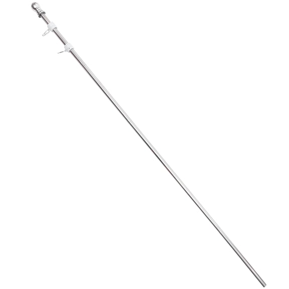 Double Garden Flagpole with Ground Mount - Outdoor Flag Stand for Yard, Lawn, and Garden - Easy Assembly
