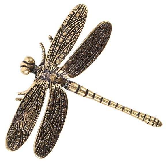 unbranded Dragonfly Shape Brass Cabinet Knobs Vintage Drawer Pull Handle Furniture Hardware Accessories Decorative Handles For Cabinets And Drawers Wardrobe Door Handles Dresser Decorations