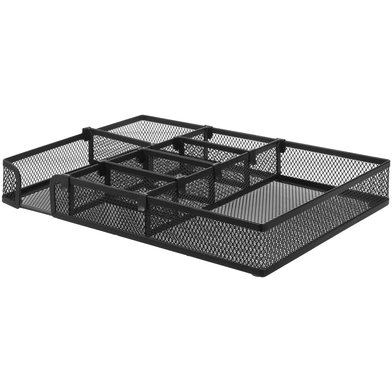 unbranded  Mesh Pen Holder Desk Drawer Organizer Metal Partition for Tray Box Accessories