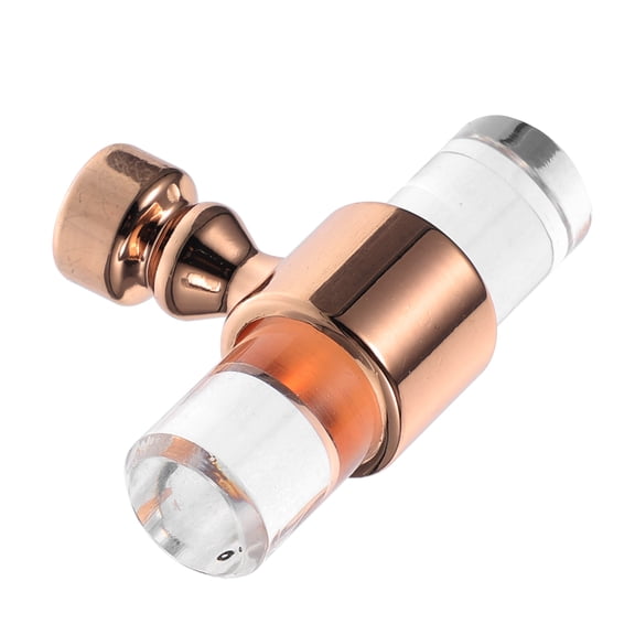 Rose Gold Acrylic Drawer Knobs for Home Furniture with Elegant Clear Design Great for Cabinets and Dressers