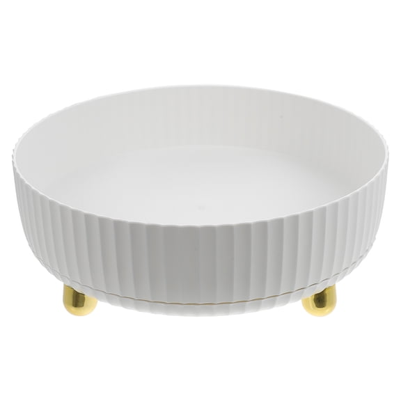 unbranded  Dressing Table Decor Toilet Storage Rack Perfume Tray Hairdryer White