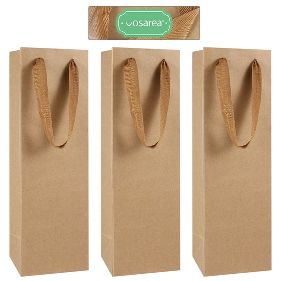 unbranded Drink Gift Bags Wine Bag Drinks Paper Bag Wine Drinks Packing Bag Banquet