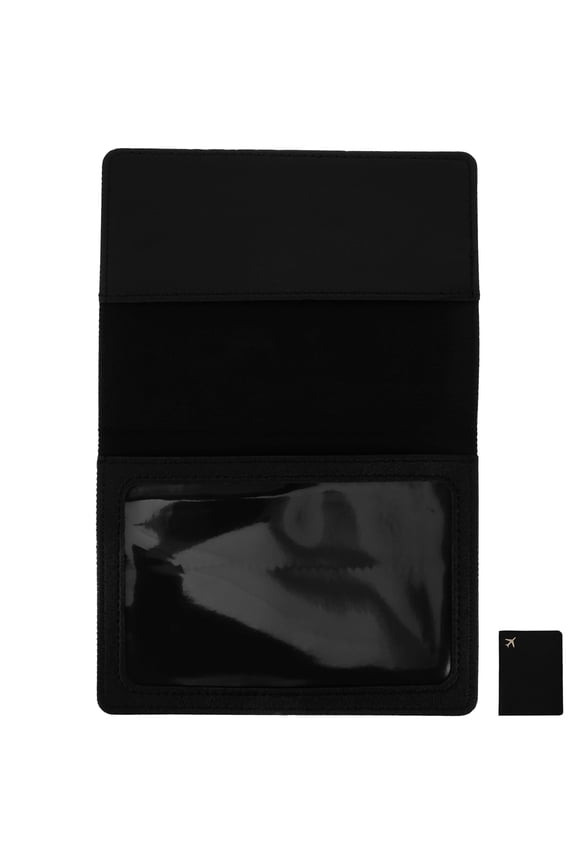 Driving Licence Holder Passport for Travel Traveling Essentials Cover Man Black