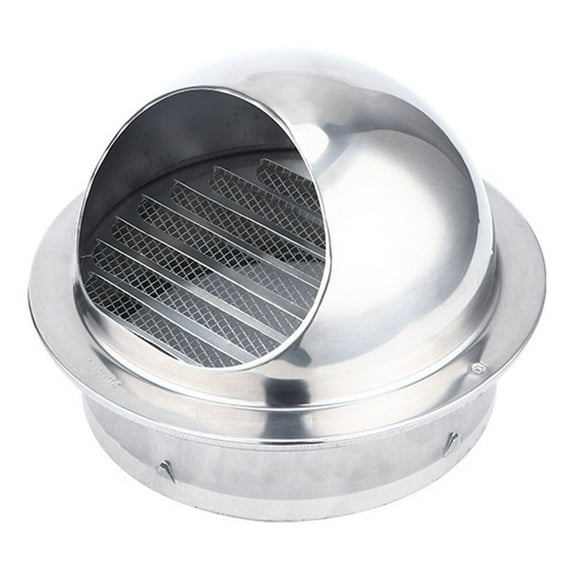 unbranded Dryer Hose Vent Exhaust Cap Ventilation Grill 14X14X4.4CM Silver