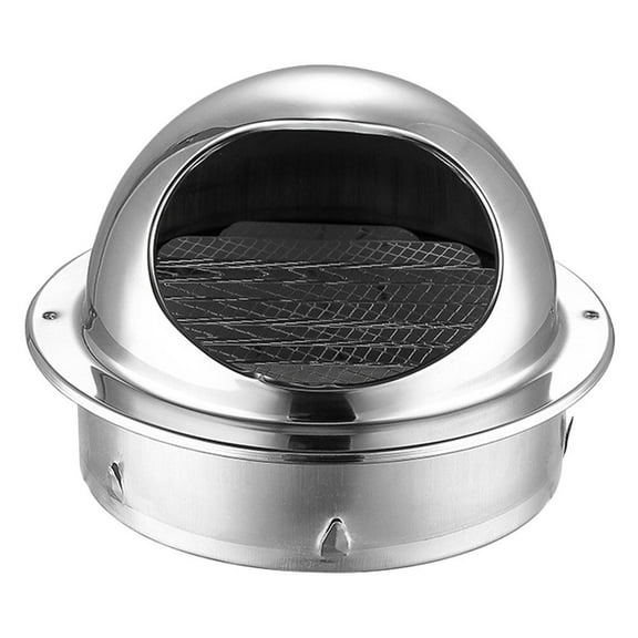 unbranded Dryer Vent Exhaust Cap Ventilation Grill 14X14X4.4CM Silver