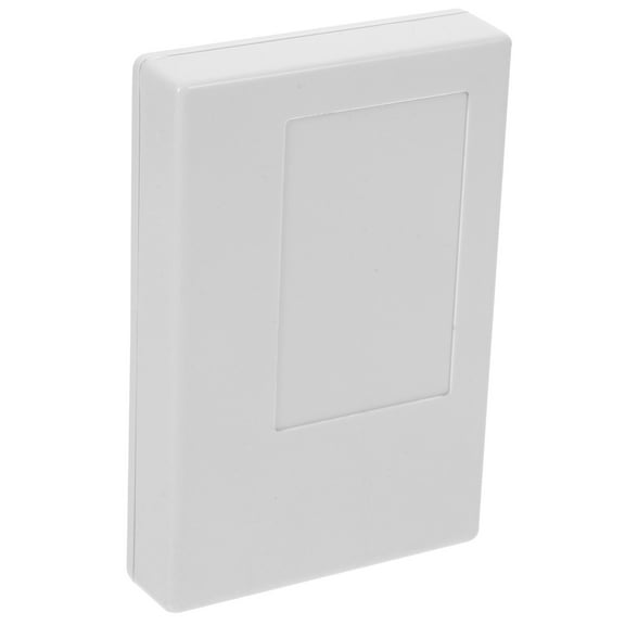 YSNOOWE Compact Light Grey Electronic Enclosure Box with Hidden Storage for Money and Items