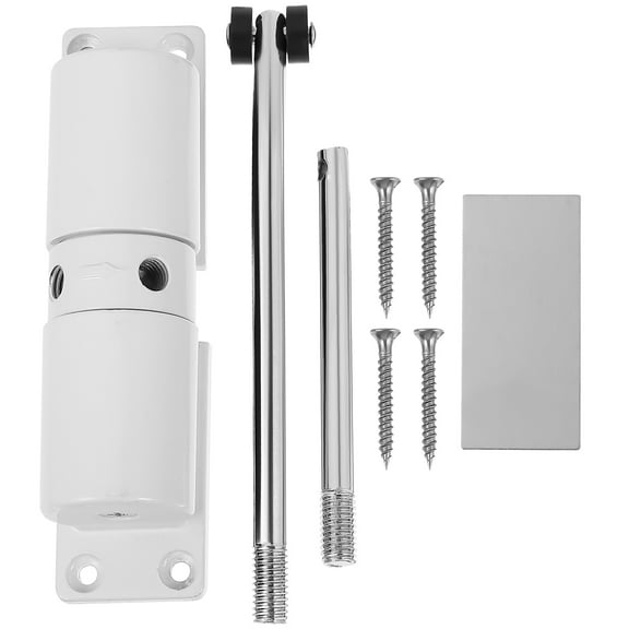 unbranded Duty Stopper Automatic Door Connector Practical Door Closer 16X10cm White