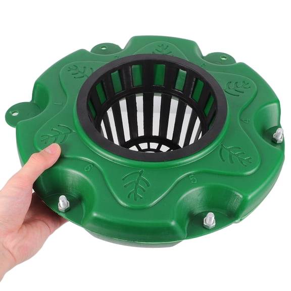 FONDOTIN Artificial Floating Plant Planter for Garden Pond Water Decoration, Green Floating Aquatic Plant