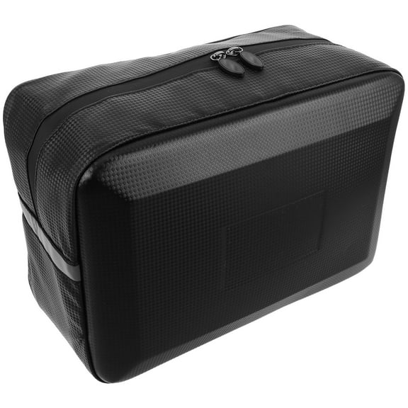 OFFIGAM Large Capacity Motorcycle Tail Bag with Padded Backrest Rear Seat Storage for Touring and Commuting