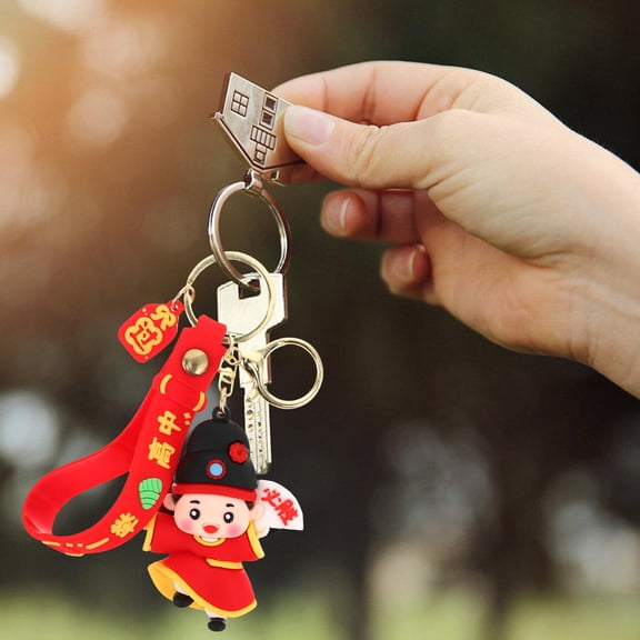 Raindrops Kawaii Car Keychain Cute Multi-Use Key Accessory for Back to School, 1 Piece, Perfect and Daily Use