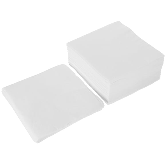 TEHAUX Elegant Dinner Napkins White Wood Pulp Soft and Durable for Parties 1Pack