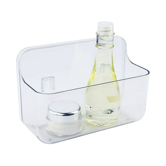 Transparent Plastic Suction Cup Storage Rack for Home Use Strong Sticky and Small Size