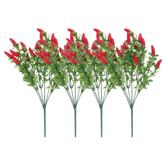 unbranded Fake Chili Pepper Plant Mini Peppers Large Tree Prop Bouquet