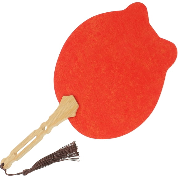 unbranded Fan Making Blank Vintage Versatile Painting Poster Favor Red