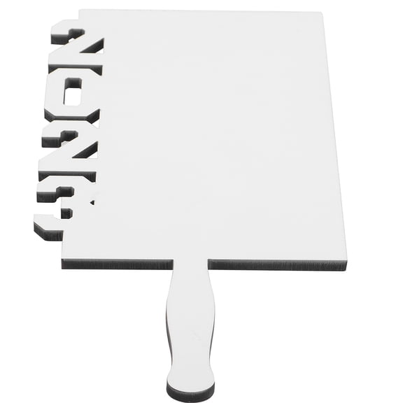 unbranded Fan Photo Frame Photos Sublimation Decor for Home Simulation Blank Picture White