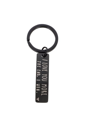 Key Ring Stainless Steel 1Set 1.6x0.4in 8in