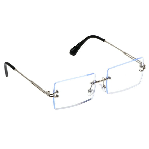 unbranded Fashion Spectacles Rimless Eyeglasses Protection Para Miss Vacation Transparent