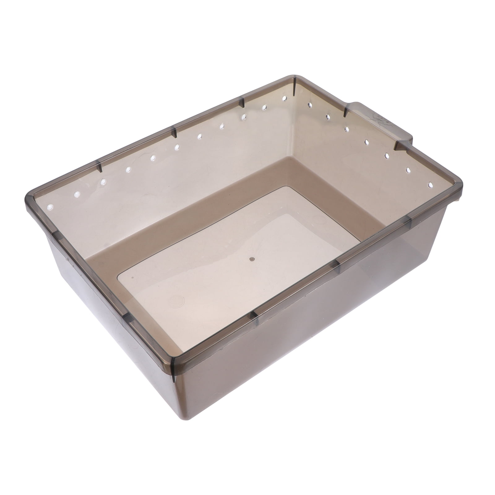 unbranded Feeding Box Aquarium Tank Dragon Pet Feeder Sea Turtle Frog Black