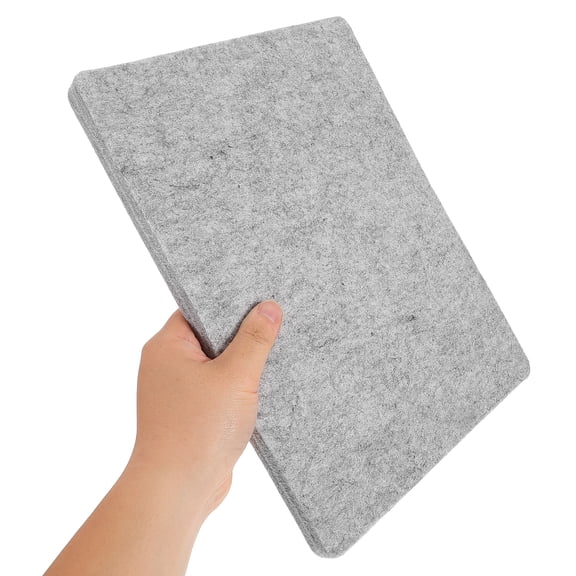 Felt Pressing Mat for Quilting Grey Wool Rectangular 11.79 x 9.04 x 0.51 Inches 1 Piece