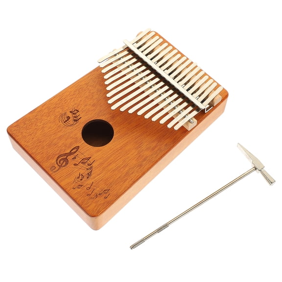 OFFIGAM Thumb Piano Kalimba for Adults and Beginners, 1 Set, Portable 7.3x4.9x1.4in, Easy to Play Musical Instrument