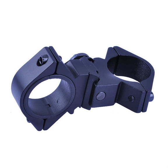 unbranded Flashlight Multi Use Clamp And Fixed Clamp Combination Clip Black