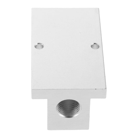 OULII Silver Pneumatic Multi Port Adapter Air Distribution Block Compact Easy Installation for Gas Systems