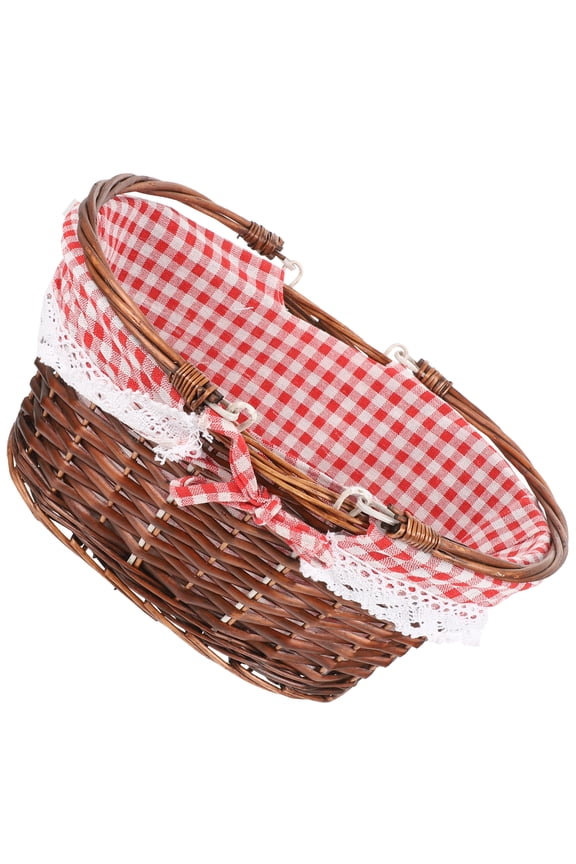 Flower Gathering Basket Picnic Carrying Lightweight