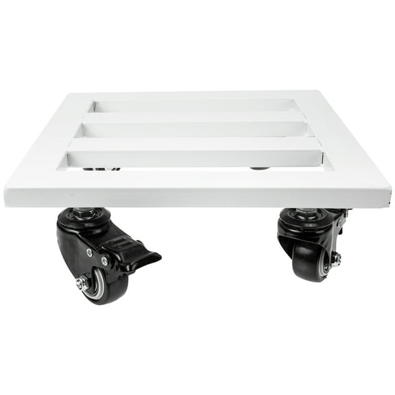 unbranded  Flowerpot Stand Movable Tray Plant Stands Outdoor Riser Rack White
