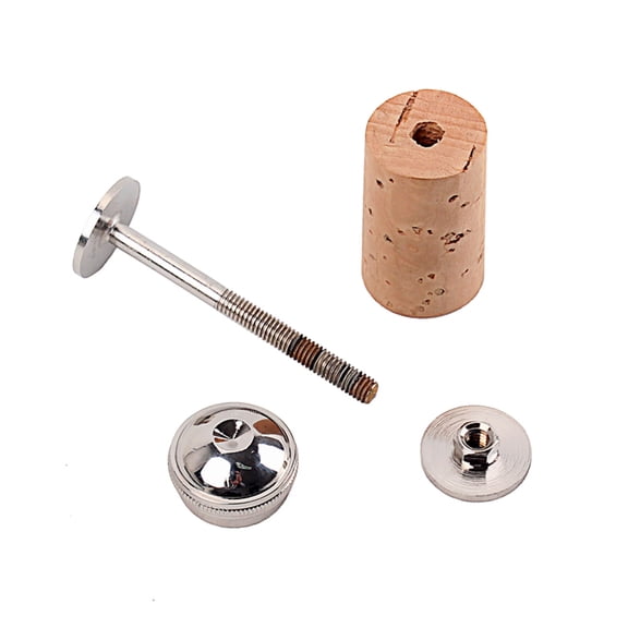 unbranded Flute Repair Parts Replacement Flute Headjoint Cork Stopper Plug with Crown CF02