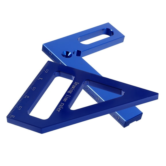 unbranded Foldable Triangle Ruler Protractor Measuring Tools