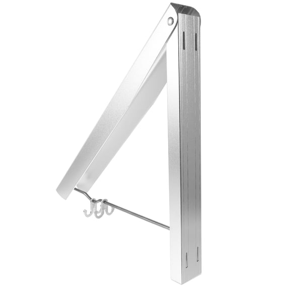 USHOBE Wall Mounted Laundry Drying Rack Clothes Hanger for Laundry Room, Space-Saving 40x32.5cm, 1 Set