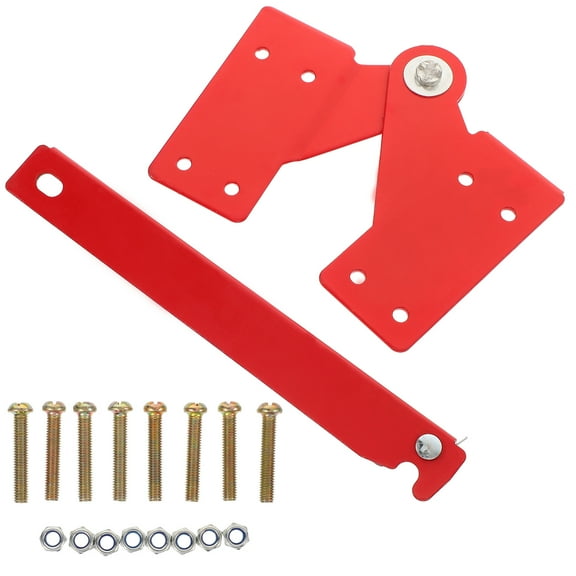 ADDHAT Attic Ladder Hinge Replacement Ladder Hinge Kit Iron 1 Set