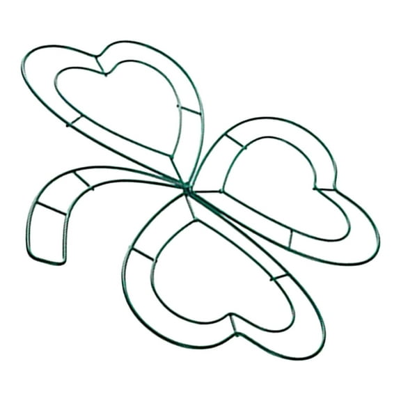 Four Leaf Wreath Stand Tinsel Green St. Paw DIY Garlands Frame Valentines Day Wire