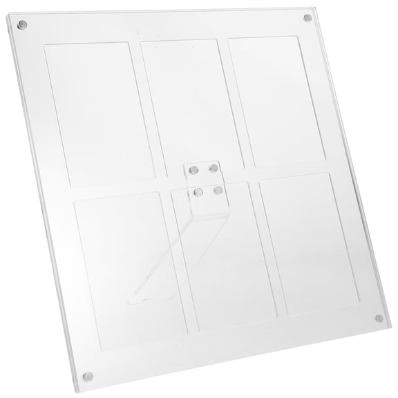 unbranded Acrylic Decoration Set up Instant Photo Frame Display Collage Office Transparent