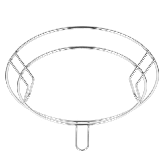 unbranded Fryers Stainless Steel Pot Rack Household Wok Rack 18.8X18.8X6CM Silver