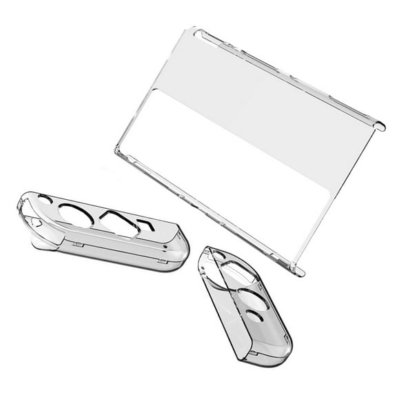 FONDOTIN Clear Pc Switch Shell Compatible for Game Console with Cutouts