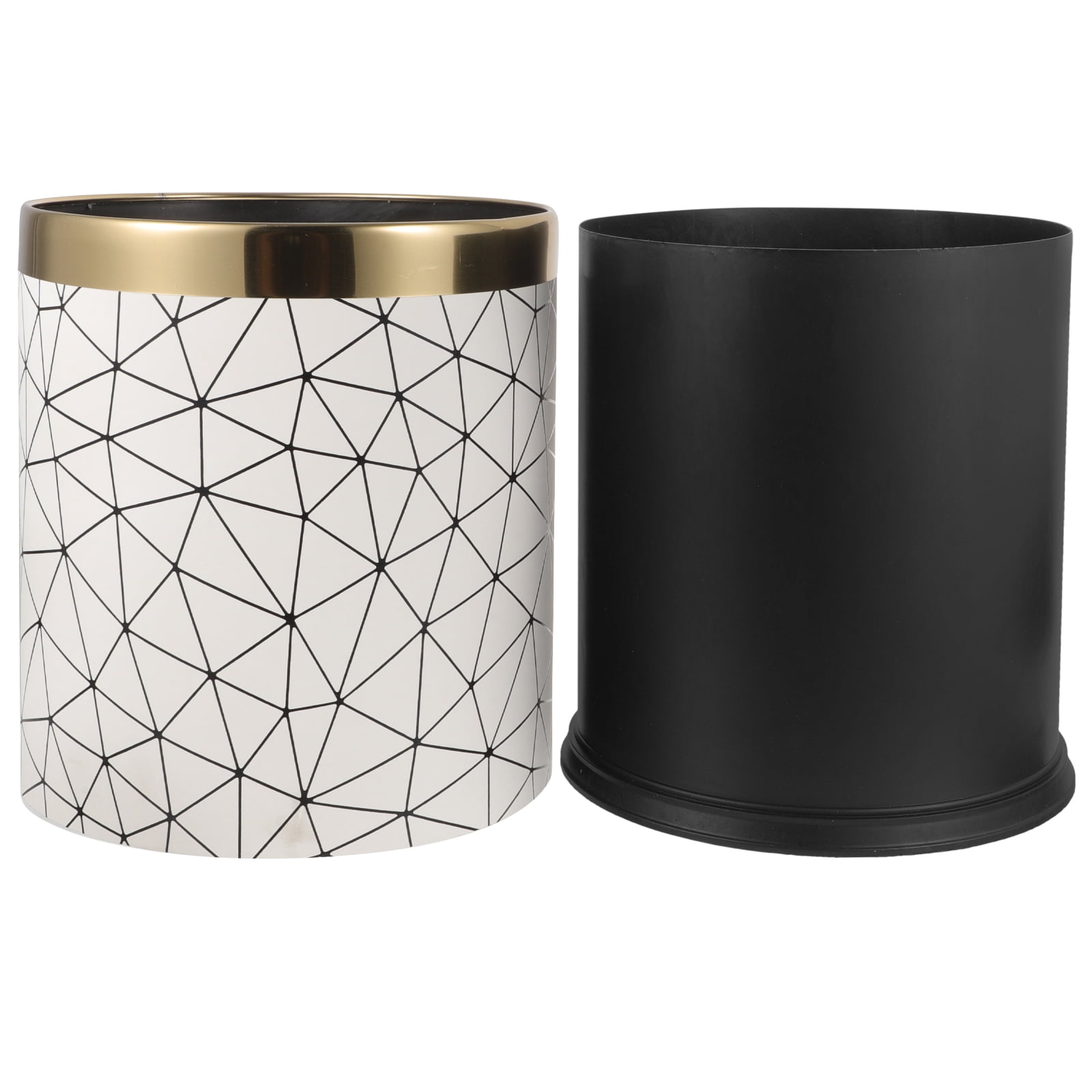 unbranded  Garbage Can Recycle Trash with Lid Waste Basket Cans Bin Bins Office
