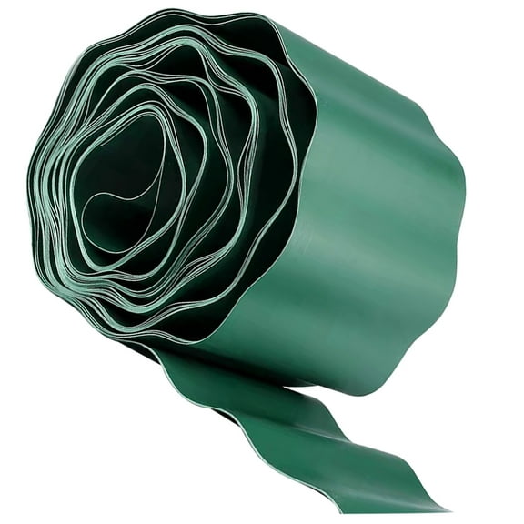 MERRYHAPY Garden Landscape Edging Border Plastic Green 1Set 35.4x5.9In