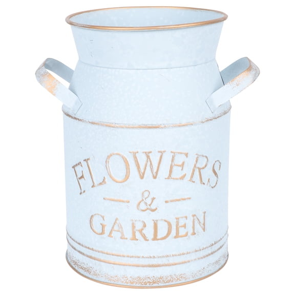 unbranded Garden Pots Flower Arrangement Galvanized Bucket Floral Man