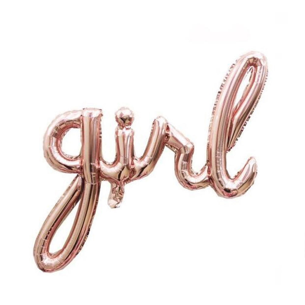 unbranded Gender Reveal Cake Decoration Girl Table Sign Pink and Blue Balloons