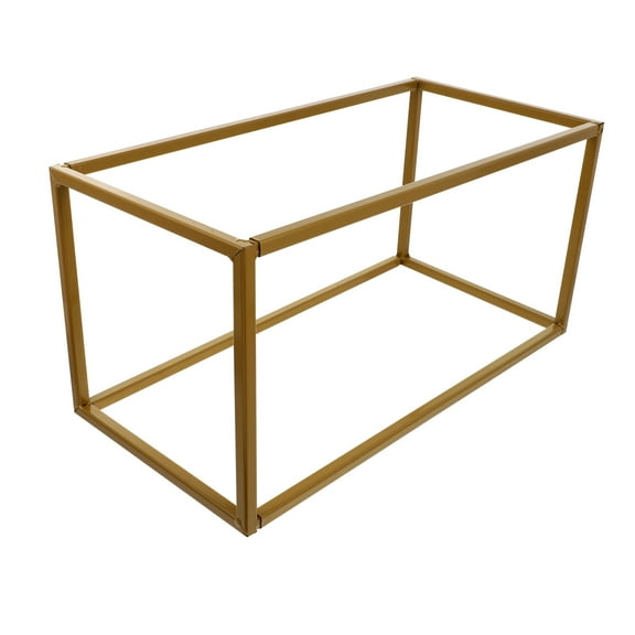 unbranded Geometry Box Guide Decor Cake Stands Wedding Dining Room Table Frames Golden