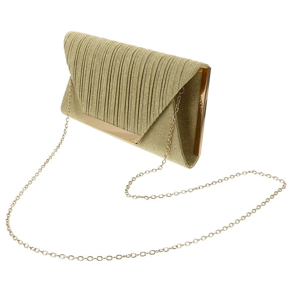 Glitter Bright Eye Bag Wallet for Girls Cross Body Woman Purse Dinner Party Golden
