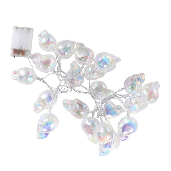 unbranded Glowing Halloween Skull String Lights Party Decorations