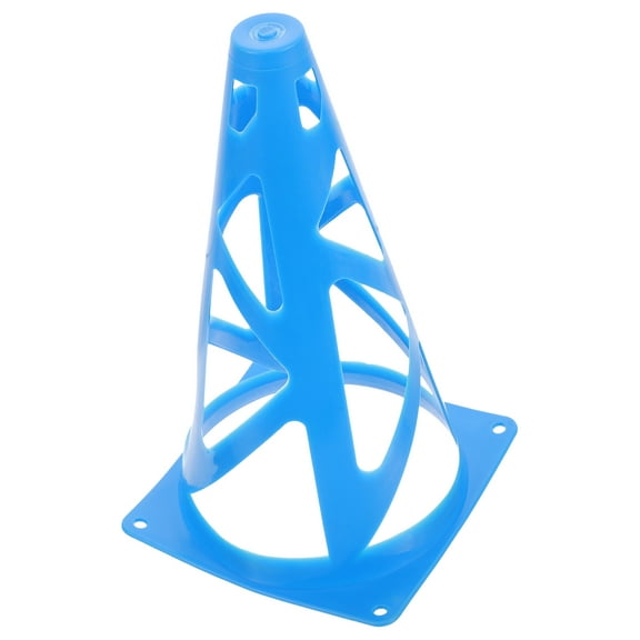 GOOHOCHY Blue PE Material Sports Cones for Training Use Portable and Stackable 7 Inches