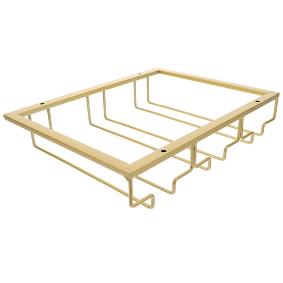 unbranded Goblet Rack Racks Cabinet Stemware Holder Golden