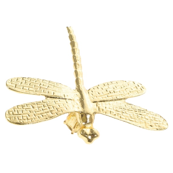 unbranded Gold Dragonfly Figurine Home Decor Metal Dragonfly Centerpiece Decoration Mini Insect Ornament Animal Desk Figurines for Home Office Desktop